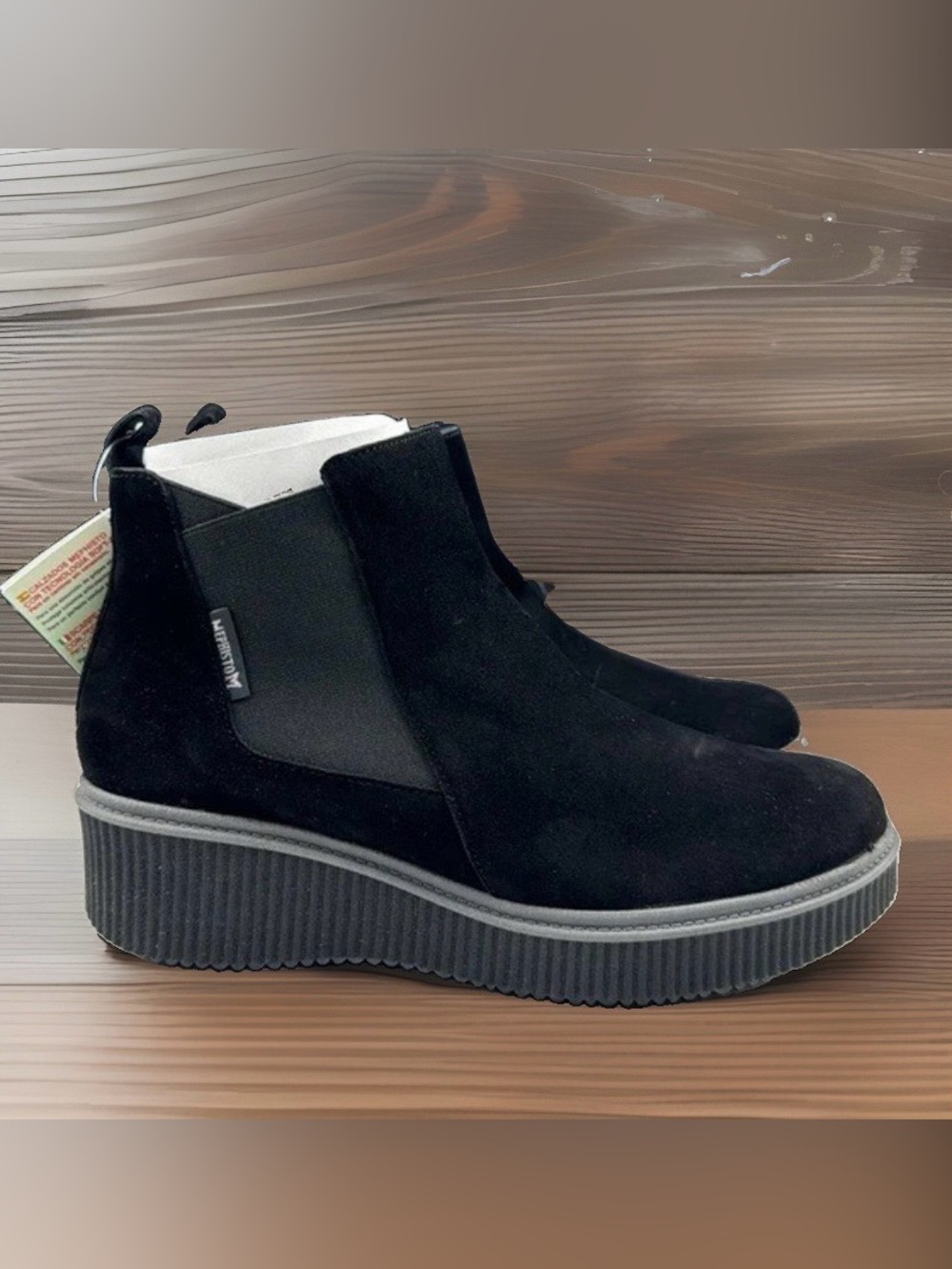 NWB~ Mephisto Black Emie Ankle Booties Women’s Sz 5